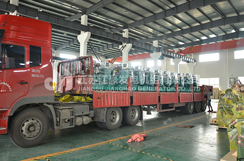 九臺50KW、兩臺100KW康明斯配上海斯坦福四保護發(fā)電機組發(fā)浙江