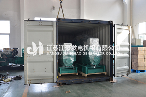 一臺125KVA、一臺350KVA康明斯配斯坦福全自動發(fā)電機(jī)組出口