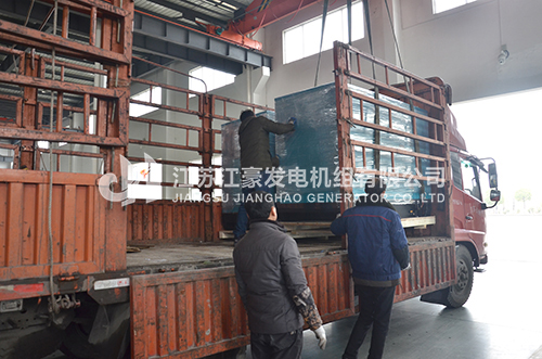 兩臺(tái)30KVA濰坊配恒聲低噪音發(fā)電機(jī)組發(fā)上海